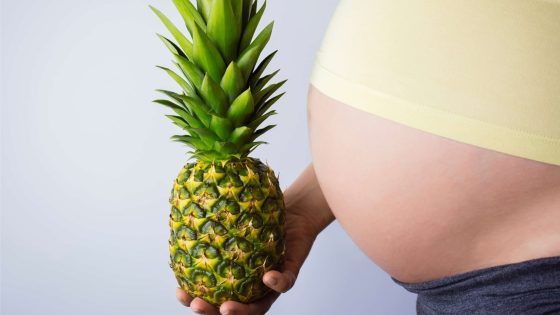 فائدة فاكهة الاناناس للحامل